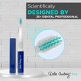 thumbnail image 3 of Dale Audrey Quick Sonic Electric Battery Powered Toothbrush, Blue, All Ages, Travel, Soft Bristle for Deep Cleaning, 3 of 6