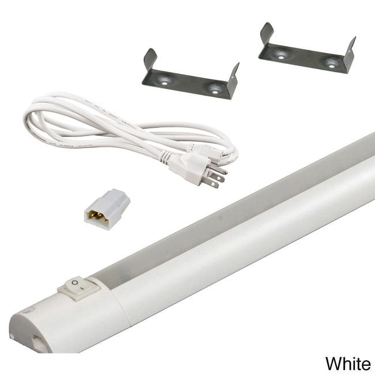 Jesco Lighting S801-24-30BZ 24 in. LED Sleek Plus Linkable with Switch, Bronze