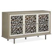 Magnussen Home Lenox Warm Silver And Acadia White Server