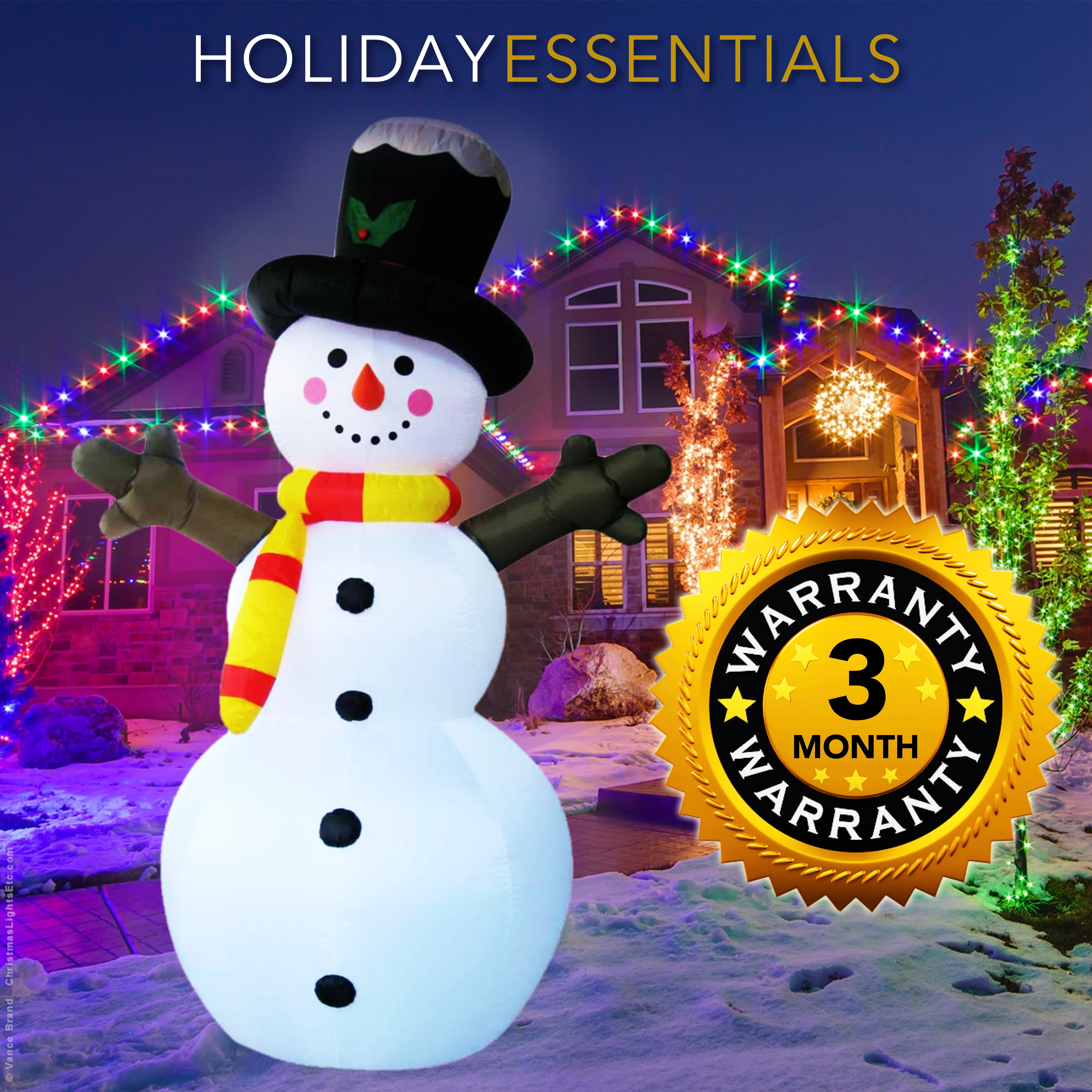 Eenzaamheid ik heb dorst Simuleren HolidayEssentials 6 ft Yard Inflatable Christmas Decoration - Snowman -  Walmart.com