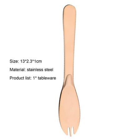 

SANWOOD Bread Fork Rust-proof Wide Application Great 3 in 1 Butter Cutter Bread Serrated Fork