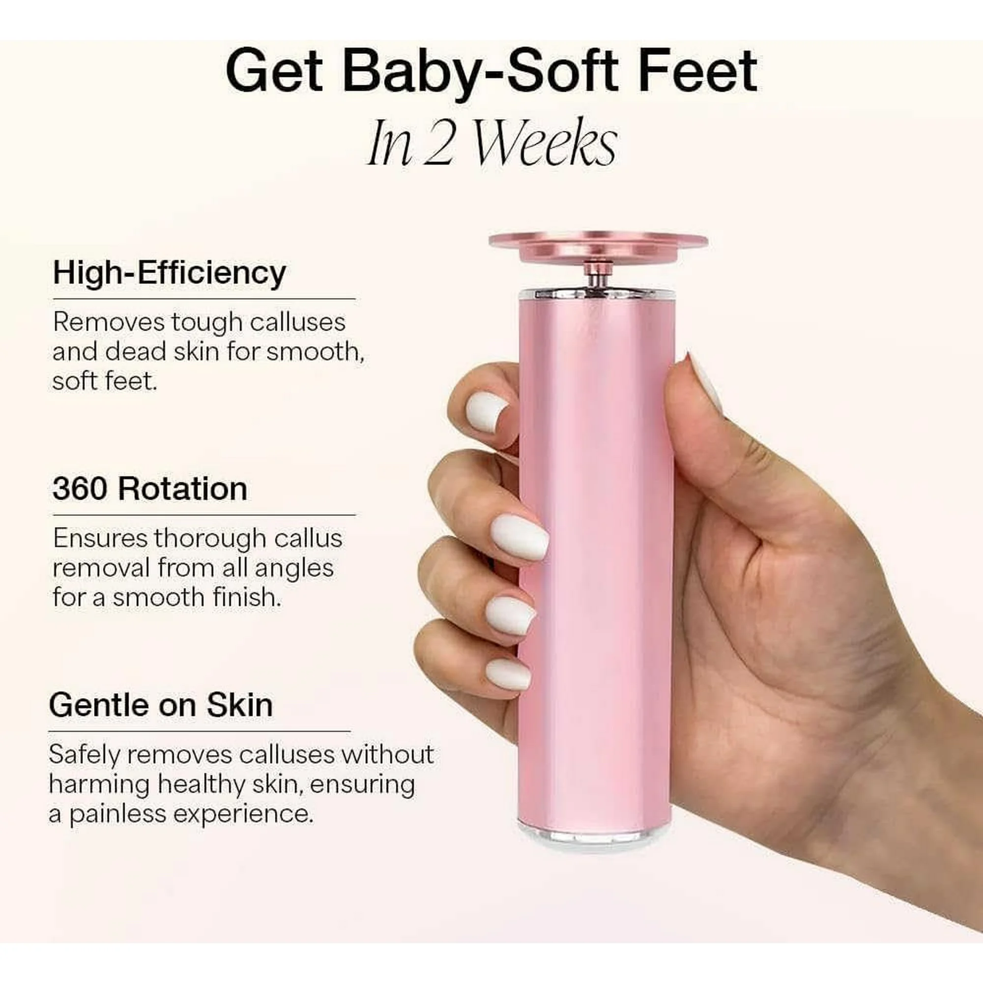 フットケア Electric Callus Remover Dermawave Electric Foot Callus Remover, Versaselect Electric