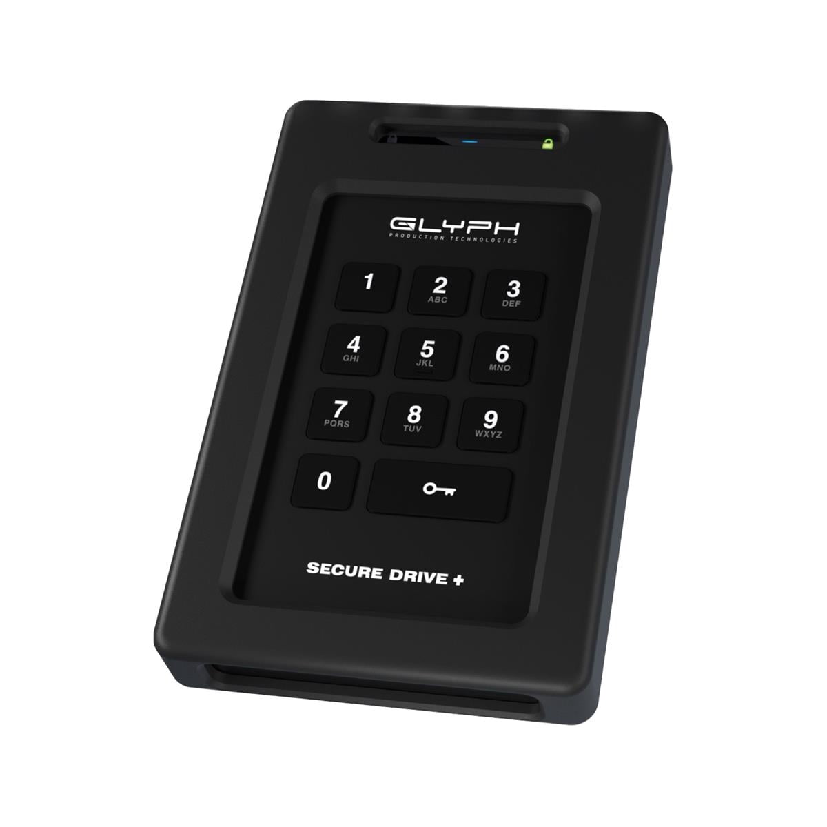 Glyph Technologies 8TB SecureDrive+ Professional External Solid-State Drive with Keypad