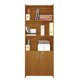 thumbnail image 3 of Librero SKAL LIVING 5 Repisas Moderno Decorativo Con Puertas Cafe Claro 56118, 3 of 7