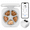 White, variant on FURDEAR Smart Heating & Cooling Automatic Wet Food Feeder with Camera & App Control