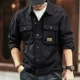 thumbnail image 3 of Chaqueta vaquera coreana popular para hombre, ropa de calle vintage con estilo cargo, precio económico, abrigo vaquero de diseñador de lujo a la moda para hombre, 3 of 5