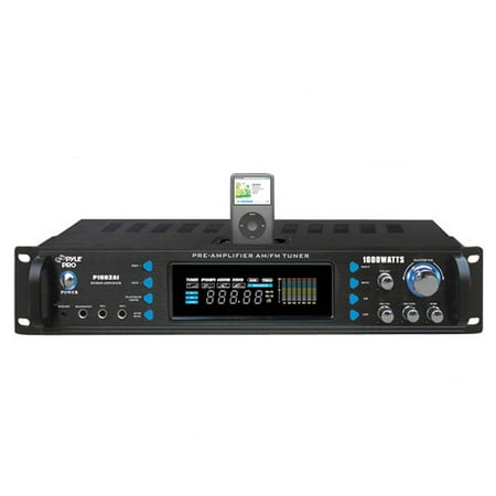 PylePro - P1002AI - 1000 Watts Hybrid Receiver & Pre-Amplifier W/AM-FM Tuner/IOS Docking Station