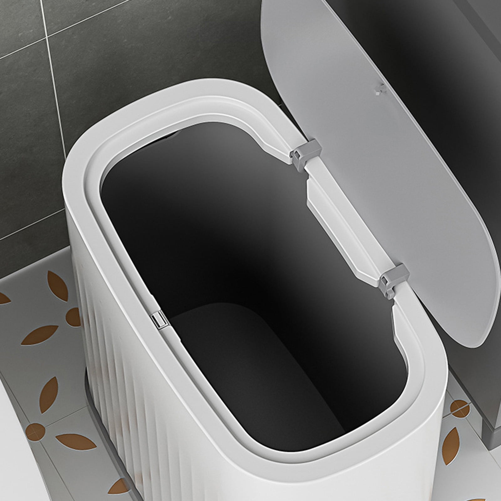 Bathroom Trash Can Odor Blocking Trash Can With Lid Large Capacity Trash Can Living Room Trash Can Squares Thickened Trash Can, crgrtght 2025 Bathroom Trash Can Odor Blocking