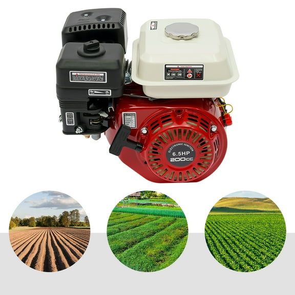 36*25*32cm 4-Stroke Pull Start Gas Engine Motor For Honda GX160 Go Kart 6.5HP OHV Air Cooled Pullstart