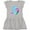 AC-Heather Grey, variant on Inktastic Third Birthday Mermaid Girls Toddler Dress