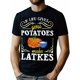 thumbnail image 1 of Potato Latkes Jewish Hanukkah T-Shirt Celebrating Hanukkah Festive Design Best Gift to Men Women Dad Mom Friends, 1 of 7