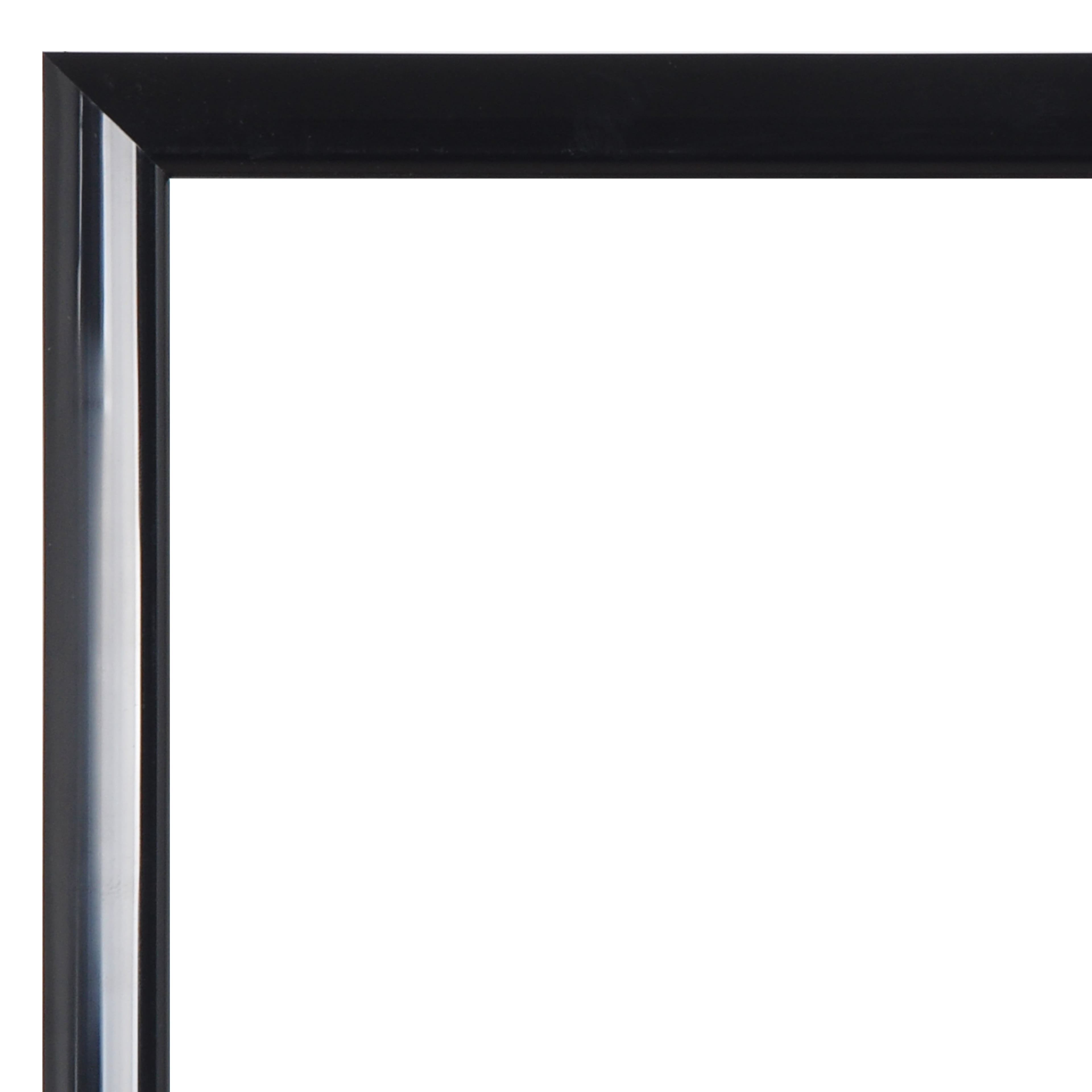 Studio Decor 14" x 22" Black Multi-Use Picture Frame - Includes Pre-attached Hanging Hardware, Horizontal or Vertical Display - 1 Pack