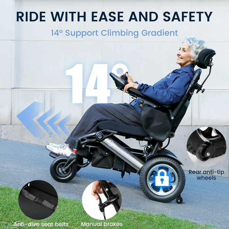 YF001 Plus ZygenAir Electric Wheelchair Orange