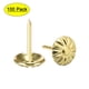 thumbnail image 1 of Uxcell Clavos de Tapicería Dorados de 11mm de Diámetro y 17mm de Altura Paquete de 100, 1 of 5