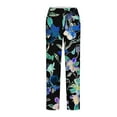 thumbnail image 4 of Mitankcoo Women's Loose Print Pants - Elastic Waist with Pockets - Casual Fashion Long Trousers, 4 of 5