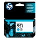 thumbnail image 1 of Cartucho de tinta HP 951 Cian Original CN050AL Para HP Officejet Pro 8600 8600 Plus 8610 8620 276dw 8100 251dw, 1 of 2