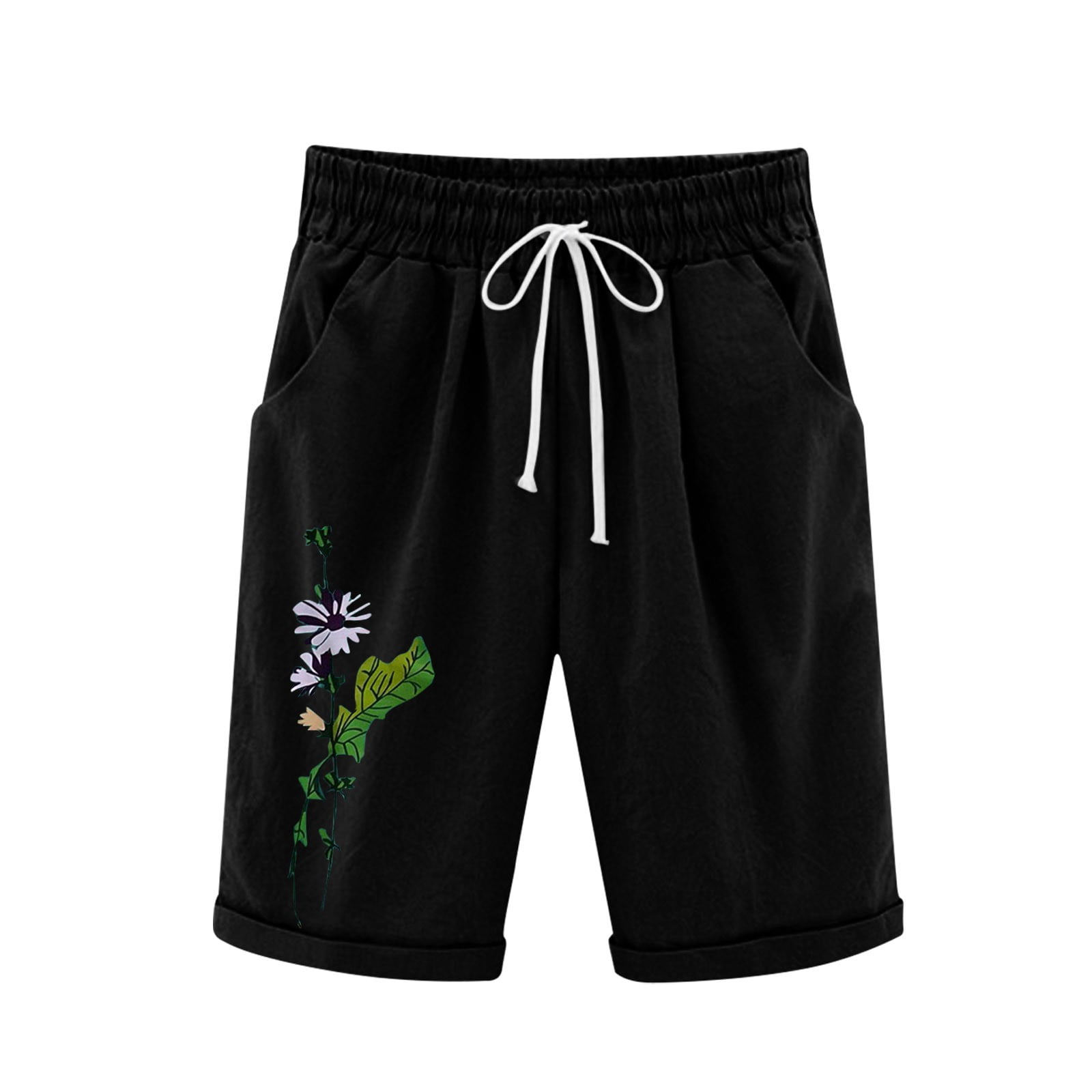 Puntoco Womens Plus Size Shorts 
