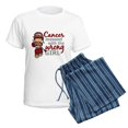 thumbnail image 5 of CafePress - Multiple Myeloma Combat Gir Women's Light Pajamas - Women's Short Sleeve Print T-Shirt and Pants Light Cotton Pajama Set, 5 of 7