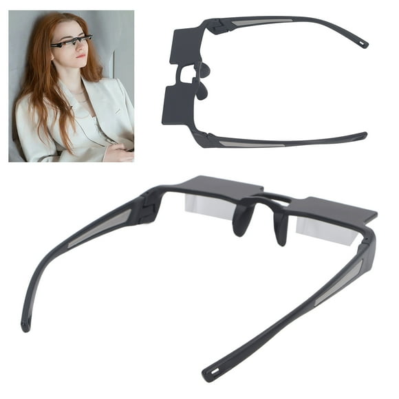Lazy Glasses, 90 Degree Prism Glasses Compact  for Watching TV