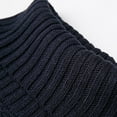 thumbnail image 7 of Hfyihgf Women Turtleneck Cable Knit Sweater Dress Casual Winter Warm Loose Long Sleeve Mini Pullover Dresses Navy XXL, 7 of 7