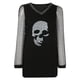 thumbnail image 4 of Blusa informal de manga larga con cuello en V para mujer Pompotops gfhjh22103, 4 of 8