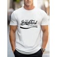 thumbnail image 2 of Men'S Casual Geometric Pattern T-Shirt - Polyester Knit Fabric, Round Neck, Regular Fit, Comfortable Micro-Elastic Material, Religious Inspirational Design, 2 of 6