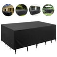 thumbnail image 1 of Patio Garden Furniture Covers Waterproof Outdoor Chair Case Sofa Table And Chair Dustproof Cover Black, 1 of 5