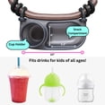 thumbnail image 4 of Bandeja para aperitivos Stroller Swanoo, con brazos de agarre universales de silicona, 4 of 8