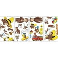 thumbnail image 2 of Curious George 24pc Self-stick Wall Accent Stickers Set, 2 of 2