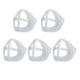 thumbnail image 4 of Soporte de máscara Soporte de cojín interior estéreo 3D transpirable para soporte de máscara Máscara de silicona Máscara Respiración fácil Reducir la fatiga de voz Evitar manchas de maquillaje 5pcs TUNC Sencillez, 4 of 5