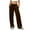 Brown-01, variant on Women Velour Pants Soft Velvet Sweatpants Straight Leg Athletic Joggers Casual Lounge Pajama Pants with Pockets