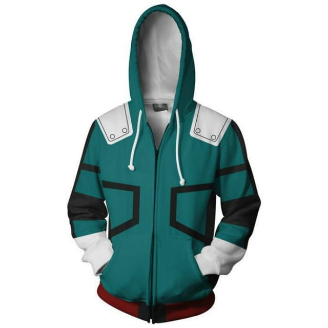 Sudadera con capucha My Hero Academia Izuku Midoriya Shouto Todoroki Boku No Hero Academia, disfraz de Cosplay, sudadera, chaqueta con cremallera All Might3XXL Deng Xun unisex