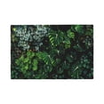 thumbnail image 2 of Rocae Lush Foliage Green Plant Printed Heat Resistant Place Mats,Classic Hemstitch Cloth Fabric Placemats Imitation Linen Place Mat Table Mats 18x12 inch, 2 of 9