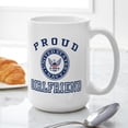 thumbnail image 6 of CafePress - Proud US Navy Girlfriend Large Mug - 15 oz Ceramic Large White Novelty Mug, 6 of 6