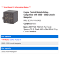 thumbnail image 2 of Engine Control Module Relay - Compatible with 2000 - 2002 Lincoln Navigator 2001, 2 of 2