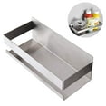 thumbnail image 1 of Estantes flotantes a prueba de óxido, organizador magnético que ahorra espacio, solución de almacenamiento de pared para cocina, baño, acero inoxidable anodizado, 1 of 8