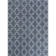 thumbnail image 1 of Unique Loom Outdoor Trellis Flatweave Rug 9' x 12' Rectangle Navy Blue/Ivory, 1 of 1
