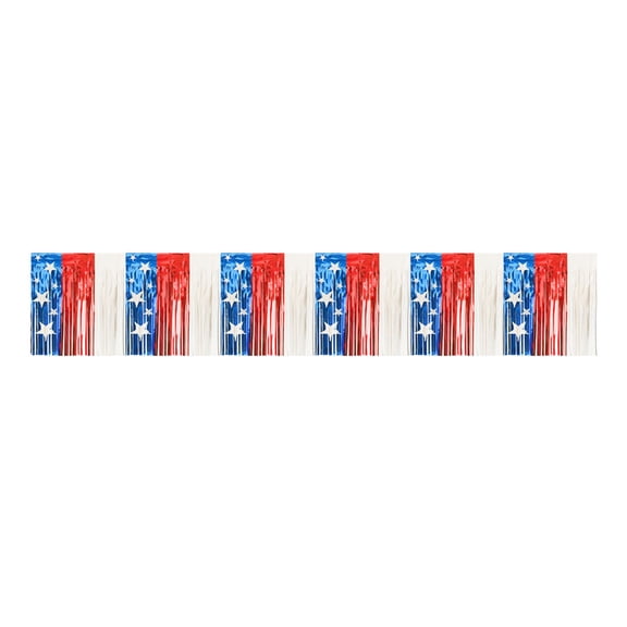 Memorial Day Saving!4th of July Decorations, 79in Americans Independence Day Ribbons Plastic Tricolor Ribbons Tricolor Star Ribbons