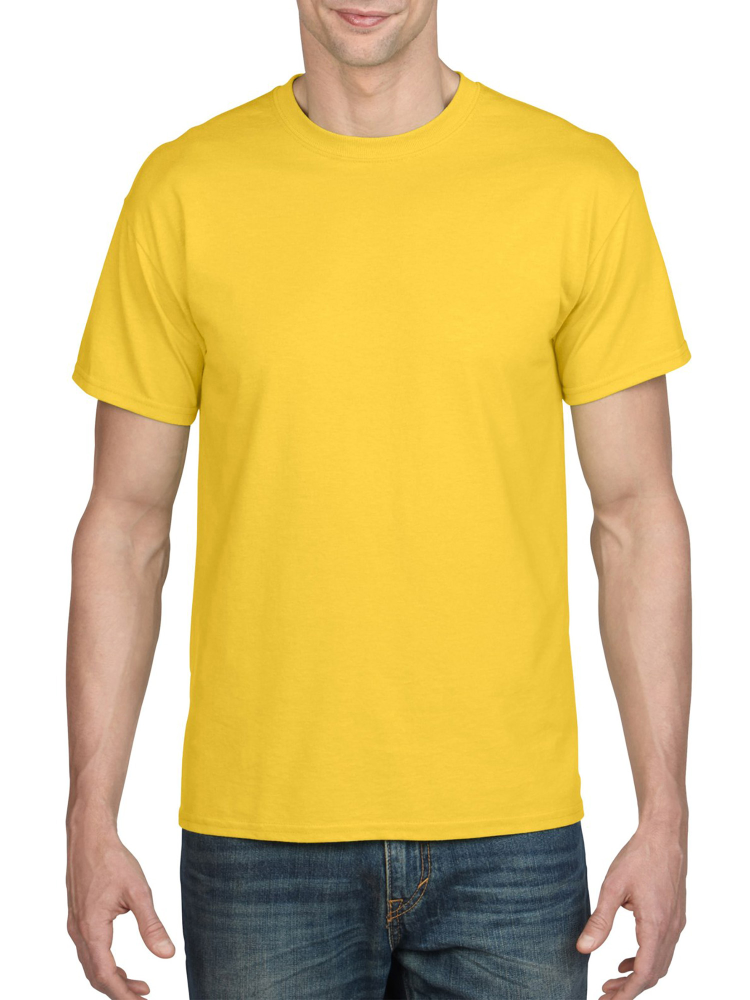 Gildan DryBlend Maglietta Uomo 4XL - Arancione Tennessee - 50% Cotone 50% Poliestere - Traspirante E Assorbente