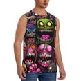 thumbnail image 2 of Kdxio Monstrous Cartoon Characters for Men's Muscle T-shirt,Sleeveless for Workout Running Athletic Gym Lounge Casual, 2 of 5