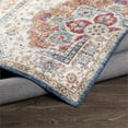 thumbnail image 5 of Surya Iris IRS-2319 90 x 114" Rectangle Fabric Rug in Burnt Orange/Blue/Rose, 5 of 7