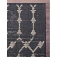 thumbnail image 6 of Geometric Rug - 2 ft. x 3 ft., Charcoal Gray, Indoor/Outdoor Flat Woven Area Rug with Diamond Pattern, Stain Resistant, Waterproof Rug | Stylish Area Rugs, 6 of 8
