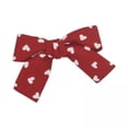 thumbnail image 1 of 6 Pinzas Para El Pelo Con Lazo De Satén, Moda Elegante Con Pinzas De Para El Corazón De La Novia Del Baile De Graduación, 1 of 8