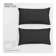 thumbnail image 2 of Fundas de Almohada Mainstays King Size Liso Gris, 2 of 4