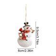 thumbnail image 3 of Fmbmuo Christmas Tree Ornaments Xmas Hanging Decorations Cute Mini Resin Pendant for Holiday Window Home Wreath Decor Christmas Decor,Multicolor, 3 of 5