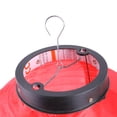 thumbnail image 2 of Lámpara Farol para Restaurante Lampion Blossom Tela Larga Ciruela () Rojo, 2 of 7
