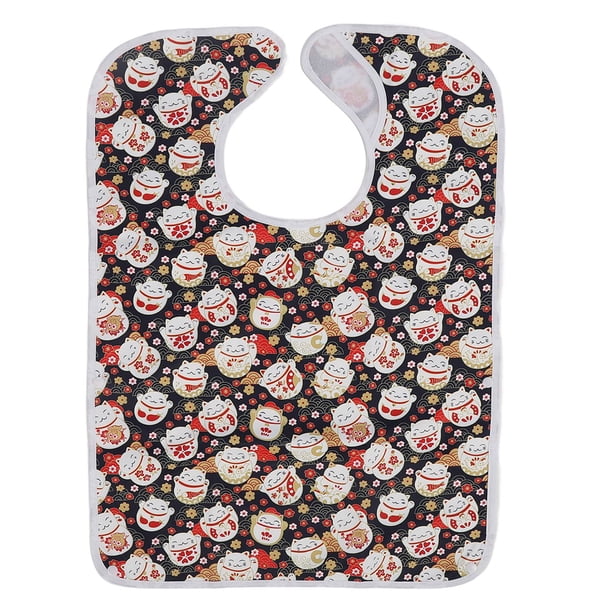 Babero para adultos, babero para comer para adultos, impermeable, reutilizable, protector de ropa, babero impermeable para adultos, confiable y duradero