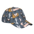 thumbnail image 3 of Fotbe Llama And Cactus Baseball Cap, Llama And Cactus Print Dad Hat,Outdoor Hat,Adjustable Sports Cap, Perfect For Activities, 3 of 9
