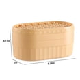 thumbnail image 3 of VBXOAE Stackable Round Ice Tray Set with Lid-Easy Release Ice Ball Maker for Cocktails,Coffee,Drinks,Space-Saving Design,Durable Food-Grade Material,Makes 72 Round Ice Balls,Yellow, 3 of 6