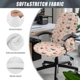thumbnail image 5 of SCRAWLGOD Pug Dog Love Pink Valentine's Day Office Chair Cover Non-Slip Breathable Seat Covers for Office Chairs with Arms Comfy Universal Rotating Chair Cover, S, 5 of 7